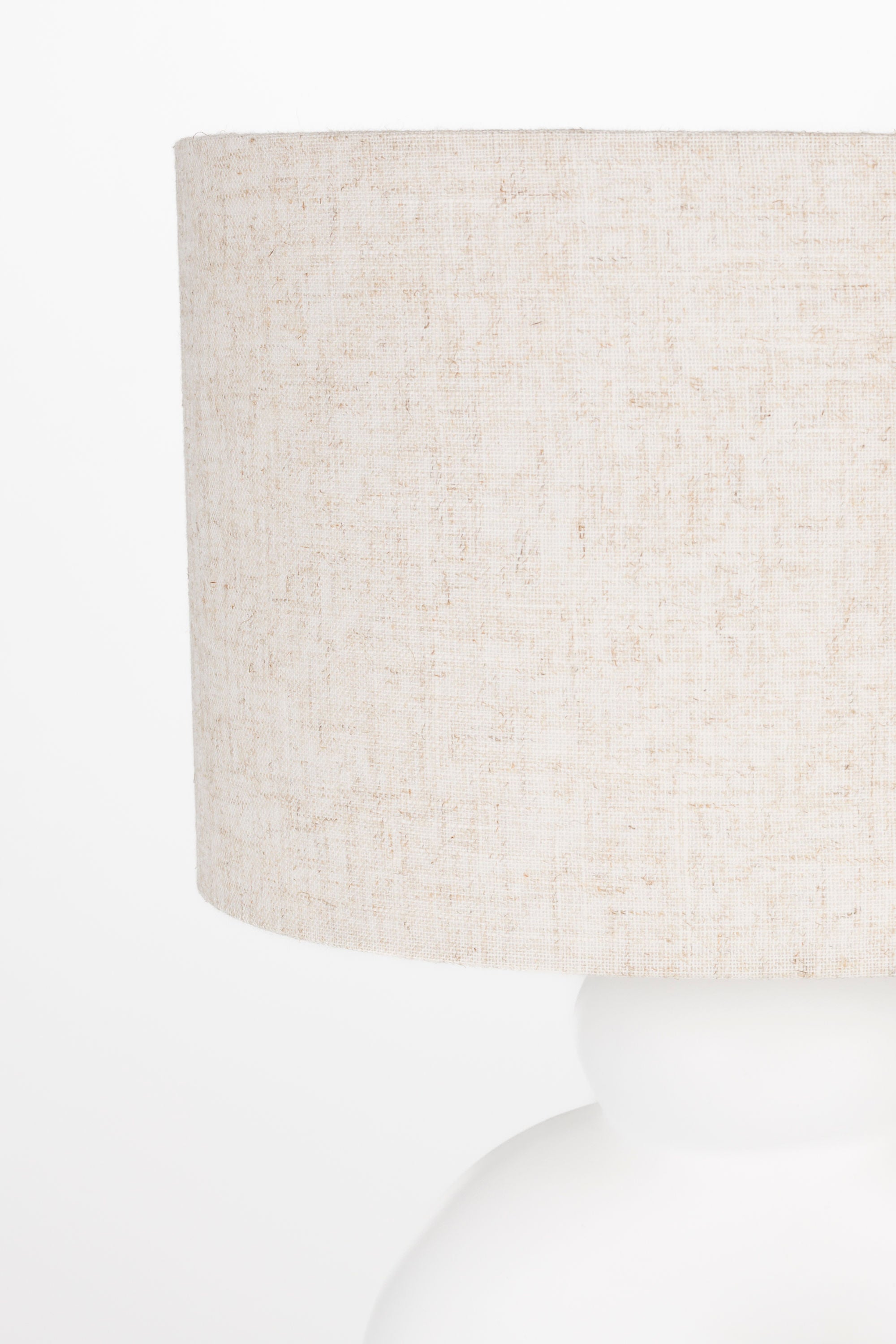 Zuiver Bibi Organic Matt White Ceramic Table Lamp
